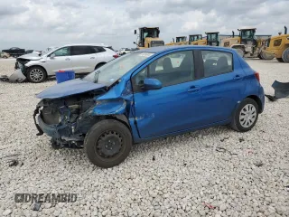 2015 Toyota Yaris L with VIN VNKKTUD35FA035087, listed as a Copart auction lot 50596655 with Not Provided miles and Salvage Title. Bid and sale history available at carsss.com. Image 1.