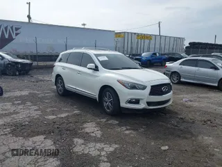 2019 Infiniti QX60 PURE with VIN 5N1DL0MM6KC569244, listed as a IAAI auction lot 41961062 with 58,972 mi miles. Bid and sale history available at carsss.com. Image 1.