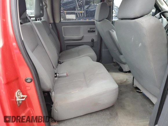 2005 Dodge Dakota ST with VIN 1D7HE28K65S327610, listed as a Copart auction lot 85671484 with 188,264 mi miles and Salvage Title. Bid and sale history available at DreamBid. Image 10.