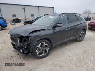2022 Hyundai Tucson Limited with VIN 5NMJE3AE7NH023199, listed as a Copart auction lot 44779635 with 39,138 mi miles and Salvage title. Bid and sale history available at DreamBid. Image 1.