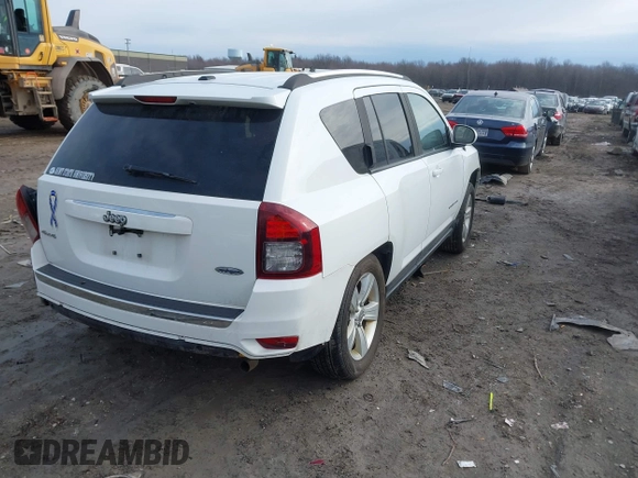 2015 Jeep Compass High Altitude Edition with VIN 1C4NJDEB6FD269920, listed as a IAAI auction lot 41709213 with 162,633 mi miles. Bid and sale history available at carsss.com. Image 4.