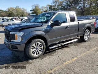 2018 Ford F-150 XL with VIN 1FTEX1CPXJFB21939, listed as a Copart auction lot 49422395 with 58,111 mi miles and Salvage Title. Bid and sale history available at carsss.com. Image 1.