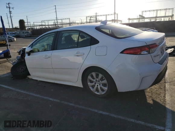 2023 Toyota Corolla Hybrid LE with VIN JTDBCMFE8PJ007549, listed as a Copart auction lot 47654805 with 0 mi miles and Salvage Title. Bid and sale history available at carsss.com. Image 2.