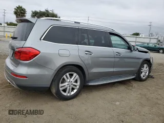 2015 Mercedes-Benz GL-Class GL 450 with VIN 4JGDF6EE9FA469965, listed as a Copart auction lot 55164434 with Not Provided miles and Salvage Title. Bid and sale history available at carsss.com. Image 3.