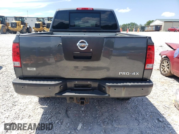 2011 Nissan Titan SL with VIN 1N6BA0ECXBN322611, listed as a Copart auction lot 63002925 with 159,785 mi miles and Salvage title. Bid and sale history available at DreamBid. Image 6.