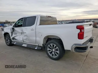2020 Chevrolet Silverado 1500 LT with VIN 3GCPWCED8LG265694, listed as a Copart auction lot 48019665 with 0 mi miles and Salvage Title. Bid and sale history available at carsss.com. Image 2.