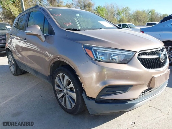 2018 Buick Encore Preferred with VIN KL4CJASB2JB607712, listed as a IAAI auction lot 41850302 with 99,457 mi miles. Bid and sale history available at carsss.com. Image 6.