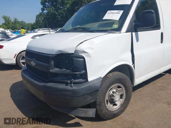 2017 Chevrolet Express Cargo with VIN 1GCWGAFFXH1342620, listed as a IAAI auction lot 42501589 with 147,065 mi miles and . Bid and sale history available at DreamBid. Image 6.