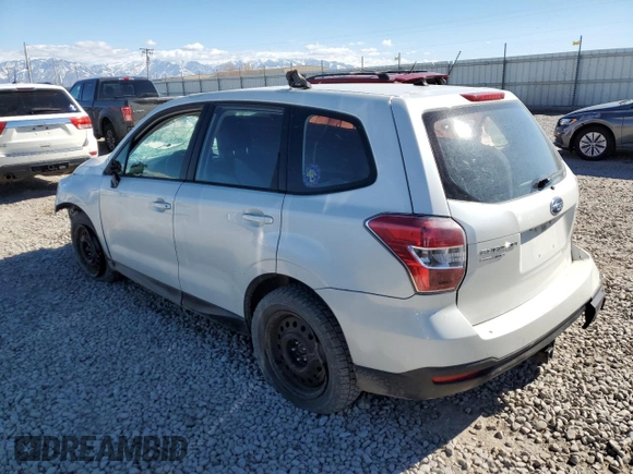 2015 Subaru Forester 2.5i with VIN JF2SJAAC6FG500198, listed as a Copart auction lot 46878915 with Not Provided miles and Salvage Title. Bid and sale history available at carsss.com. Image 2.