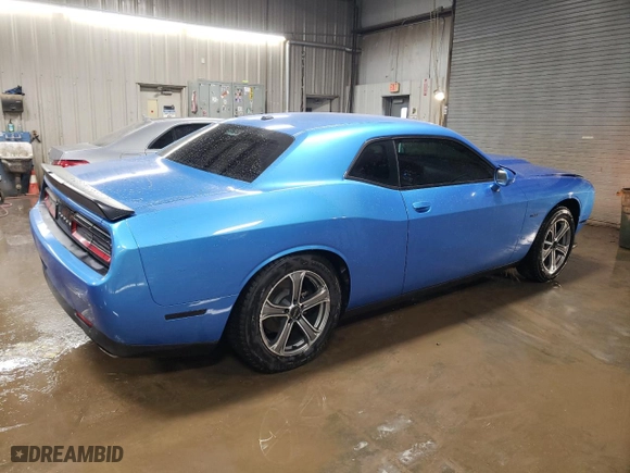 2019 Dodge Challenger R/T with VIN 2C3CDZBT7KH708715, listed as a Copart auction lot 43729635 with 53,489 mi miles and Salvage Title. Bid and sale history available at carsss.com. Image 3.