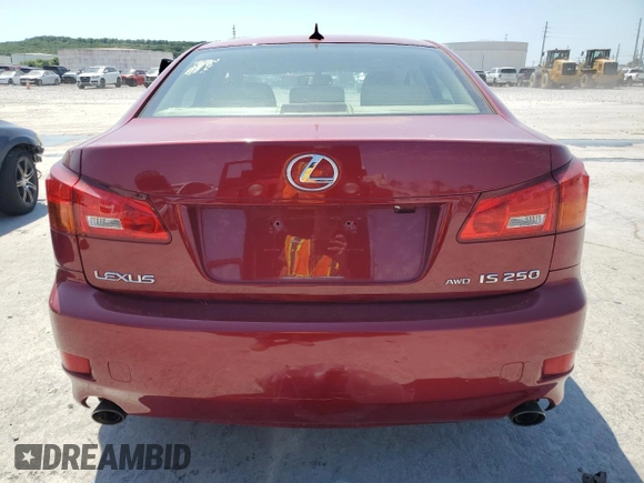 2008 Lexus IS 250 с VIN JTHCK262982019950, выставлен на аукционе Copart как лот 56975195 с пробегом Не указан миль и Списание • Salvage title. История ставок и продаж доступна на DreamBid. Изображение 6.