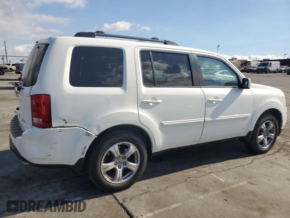 2014 Honda Pilot EX-L with VIN 5FNYF3H77EB018900, listed as a Copart auction lot 85947924 with 74,842 mi miles and Salvage Title. Bid and sale history available at DreamBid. Image 3.