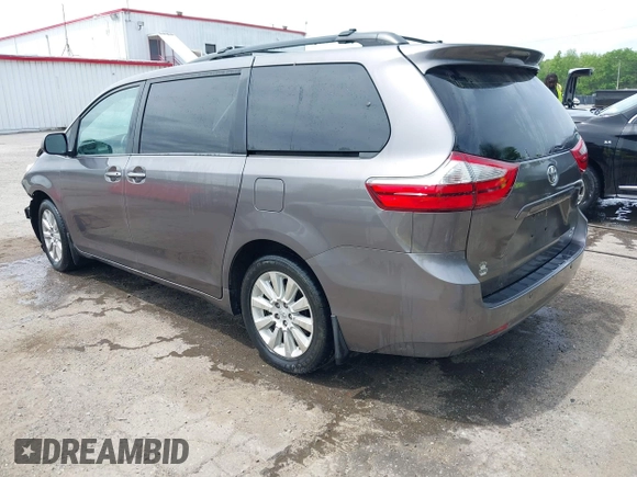 2015 Toyota Sienna Limited with VIN 5TDDK3DC6FS111675, listed as a IAAI auction lot 42240747 with 124,967 mi miles and . Bid and sale history available at DreamBid. Image 3.