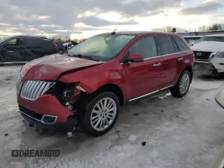 2014 Lincoln MKX with VIN 2LMDJ8JK7EBL02758, listed as a Copart auction lot 89370005 with 165,585 mi miles and Clean Title. Bid and sale history available at carsss.com. Image 1.
