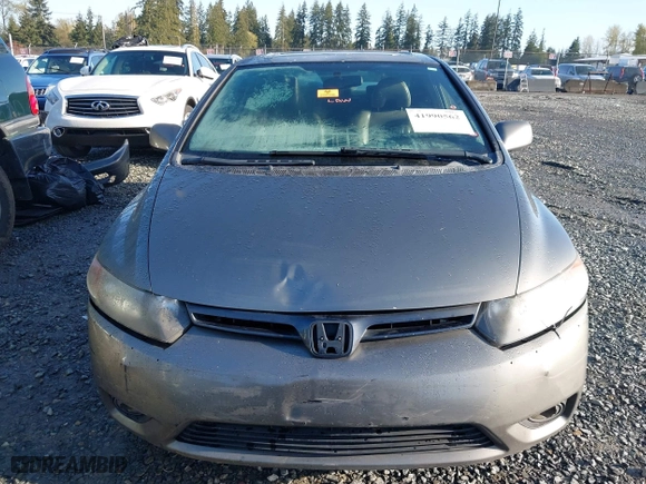 2008 Honda Civic Cpe EX-L with VIN 2HGFG12978H506862, listed as a IAAI auction lot 41990562 with 1 mi miles. Bid and sale history available at carsss.com. Image 12.