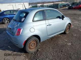 2013 FIAT 500 Pop with VIN 3C3CFFAR1DT754372, listed as a IAAI auction lot 41920208 with 1 mi miles. Bid and sale history available at carsss.com. Image 4.