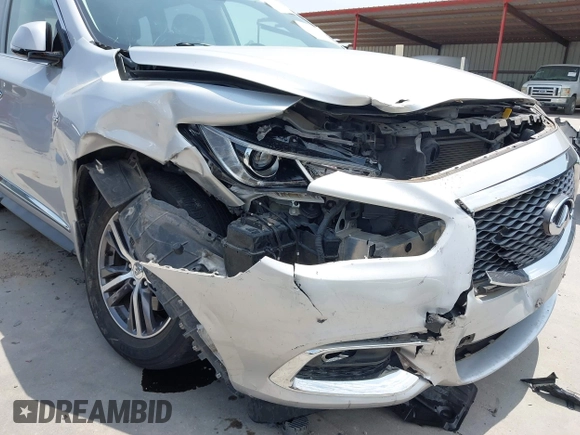 2019 Infiniti QX60 Pure with VIN 5N1DL0MN8KC548730, listed as a IAAI auction lot 42312037 with 53,163 mi miles and . Bid and sale history available at DreamBid. Image 6.