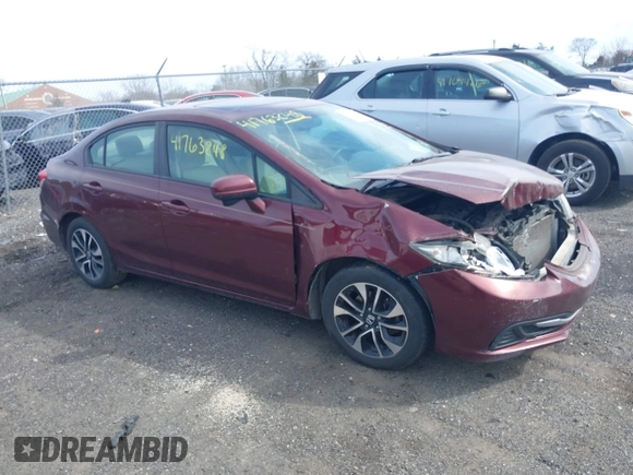 2015 Honda Civic EX with VIN 2HGFB2F86FH507438, listed as a IAAI auction lot 41763248 with 149,860 mi miles and . Bid and sale history available at carsss.com. Image 13.
