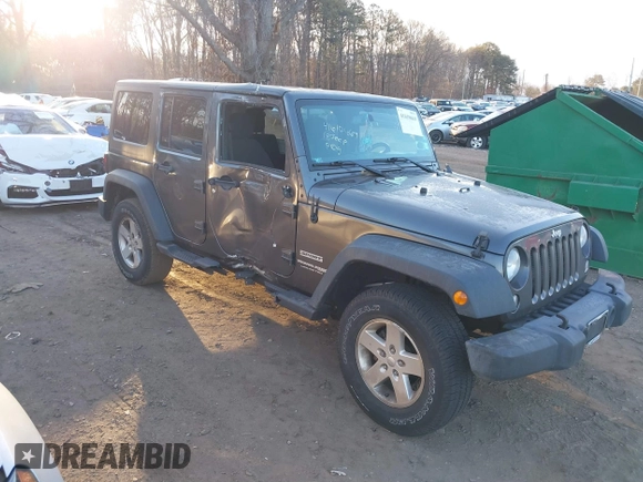 2018 Jeep Wrangler JK Unlimited Sport with VIN 1C4BJWDG2JL810424, listed as a IAAI auction lot 41610669 with 73,830 mi miles. Bid and sale history available at carsss.com. Image 6.