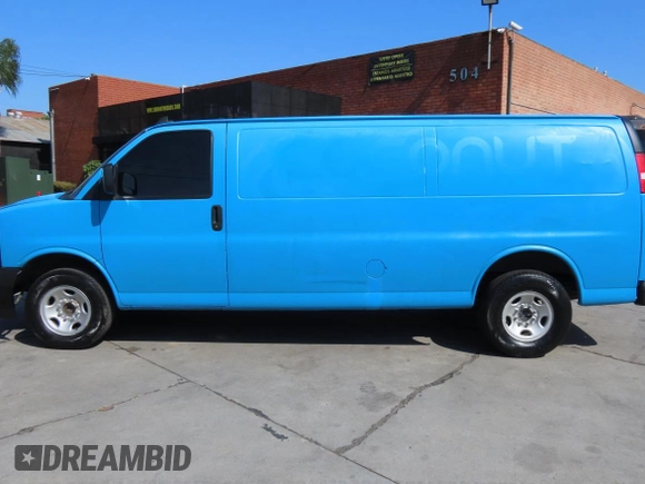 2021 Chevrolet Express Cargo with VIN 1GCWGBFPXM1187527, listed as a Copart auction lot 62920285 with 81,429 mi miles and Salvage title. Bid and sale history available at DreamBid. Image 4.