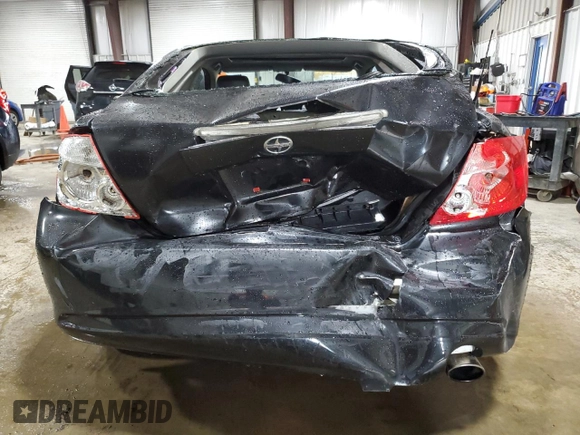 2007 Scion tC Spec with VIN JTKDE167770199354, listed as a Copart auction lot 54169065 with 165,076 mi miles and Salvage Title. Bid and sale history available at carsss.com. Image 6.