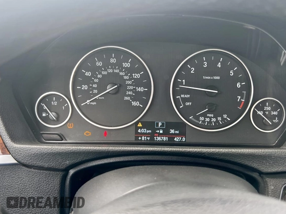 2014 BMW 3 Series 328i with VIN WBA3A5C56EJ463340, listed as a Copart auction lot 53905855 with 136,781 mi miles and Clean Title. Bid and sale history available at carsss.com. Image 8.