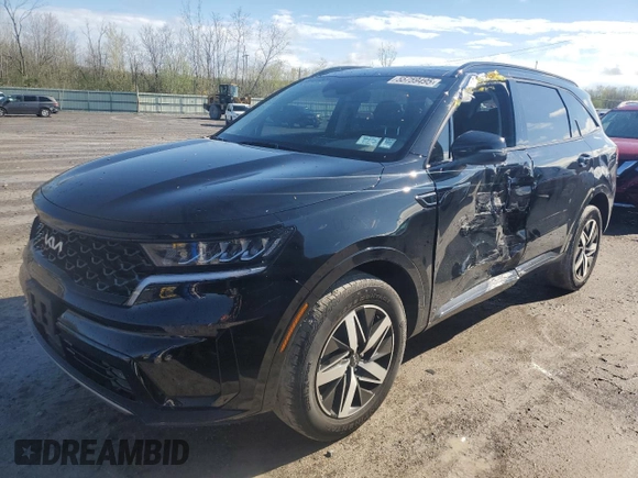 2023 Kia Sorento EX z VIN 5XYRH4LF0PG164585, wystawiony jako Copart lot #55759495 z przebiegiem 25 015 mil mil oraz Szkoda całkowita • Salvage title. Historia ofert i sprzedaży dostępna na DreamBid. Obrazek 1.