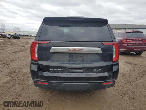 2021 GMC Yukon SLE with VIN 1GKS2AKD8MR212739, listed as a Copart auction lot 78259634 with 121,988 mi miles and Clean Title. Bid and sale history available at carsss.com. Image 6.