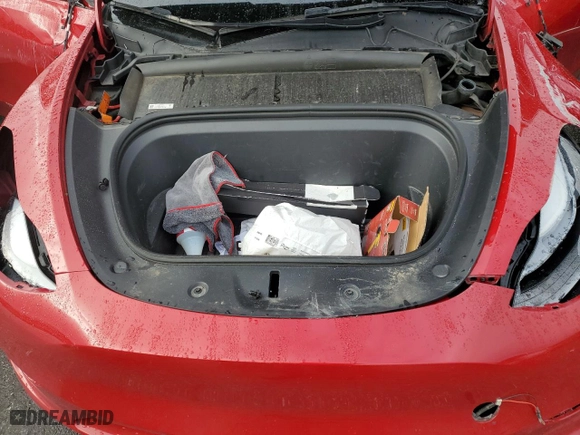2023 Tesla Model Y Performance with VIN 7SAYGDEF7PF796845, listed as a Copart auction lot 44428595 with 47,820 mi miles and Salvage Title. Bid and sale history available at carsss.com. Image 11.