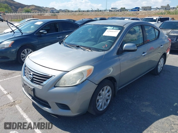 2014 Nissan Versa SV with VIN 3N1CN7AP9EL834221, listed as a IAAI auction lot 42161427 with 227,391 mi miles. Bid and sale history available at carsss.com. Image 2.