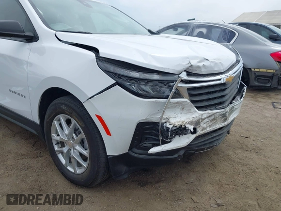 2023 Chevrolet Equinox LS with VIN 3GNAXHEG6PL202897, listed as a IAAI auction lot 42433147 with 14,973 mi miles and . Bid and sale history available at DreamBid. Image 17.