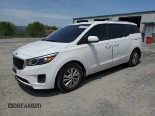 2016 Kia Sedona LX with VIN KNDMB5C18G6125252, listed as a Copart auction lot 55146695 with 138,912 mi miles and Clean Title. Bid and sale history available at carsss.com. Image 1.