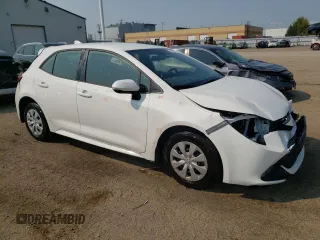 2025 Toyota Corolla Hatchback with VIN JTNK4MBEXS3233751, listed as a Copart auction lot 71455194 with 4,006 mi miles and Salvage Title. Bid and sale history available at carsss.com. Image 4.