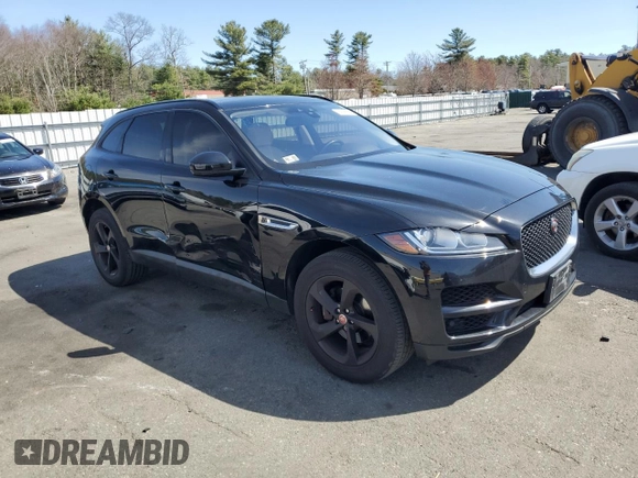 2018 Jaguar F-Pace 25t Premium z VIN SADCJ2FX9JA282892, wystawiony jako Copart lot #53068225 z przebiegiem 75 182 mil mil oraz Szkoda całkowita • Salvage title. Historia ofert i sprzedaży dostępna na DreamBid. Obrazek 4.