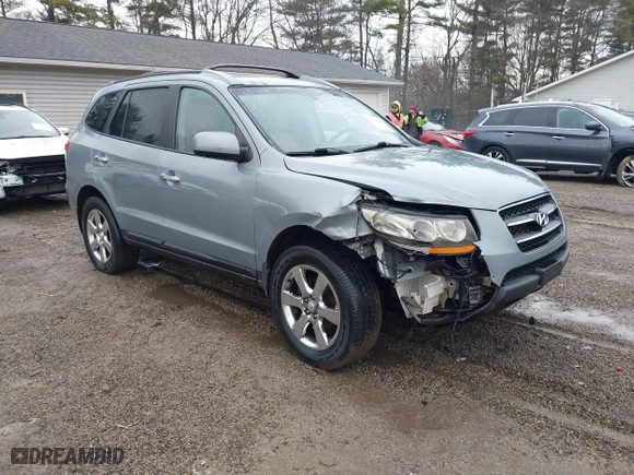 2009 Hyundai Santa Fe SE with VIN 5NMSH13E49H296636, listed as a IAAI auction lot 41464222 with 191,583 mi miles. Bid and sale history available at carsss.com. Image 1.