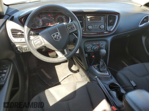 2016 Dodge Dart SE with VIN 1C3CDFAA6GD656805, listed as a Copart auction lot 50015595 with 99,142 mi miles and Salvage Title. Bid and sale history available at carsss.com. Image 8.