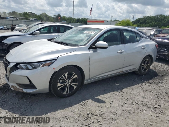 2023 Nissan Sentra SV z VIN 3N1AB8CV3PY221938, wystawiony jako Copart lot #55152145 z przebiegiem 48 786 mil mil oraz Szkoda całkowita • Salvage title. Historia ofert i sprzedaży dostępna na DreamBid. Obrazek 1.