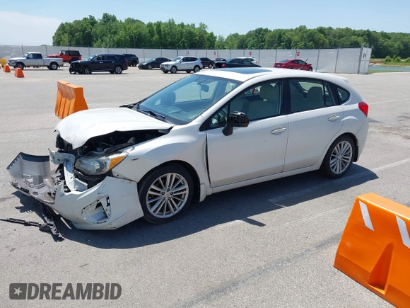 2012 Subaru Impreza Premium with VIN JF1GPAD66CH207616, listed as a IAAI auction lot 42276647 with 116,929 mi miles and . Bid and sale history available at DreamBid. Image 2.
