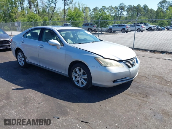 2008 Lexus ES 350 with VIN JTHBJ46GX82174741, listed as a IAAI auction lot 42051646 with 96,148 mi miles. Bid and sale history available at carsss.com. Image 1.