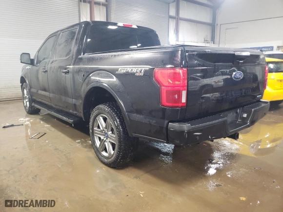 2020 Ford F-150 XL with VIN 1FTEW1E44LKE14056, listed as a Copart auction lot 45376885 with 0 mi miles and Salvage Title. Bid and sale history available at carsss.com. Image 2.