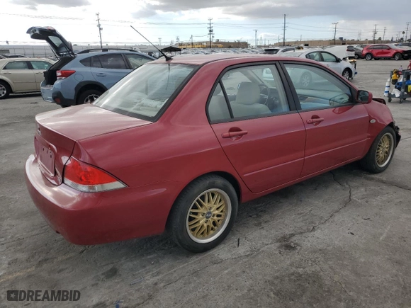2005 Mitsubishi Lancer ES with VIN JA3AJ26E35U032035, listed as a Copart auction lot 80914944 with 101,438 mi miles and Salvage Title. Bid and sale history available at carsss.com. Image 3.