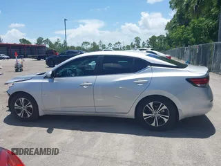 2021 Nissan Sentra SV with VIN 3N1AB8CV9MY261758, listed as a IAAI auction lot 39798014 with 43,035 mi miles and . Bid and sale history available at DreamBid. Image 15.