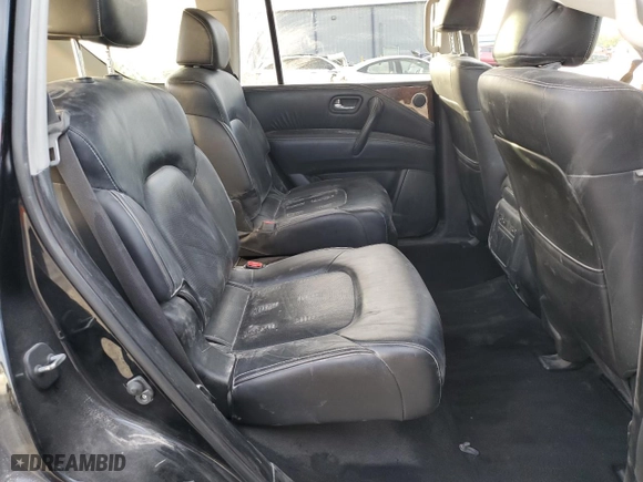 2017 Infiniti QX80 with VIN JN8AZ2NEXH9151241, listed as a Copart auction lot 83027874 with NaN miles and Salvage Title. Bid and sale history available at carsss.com. Image 11.