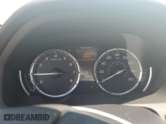 2015 Acura TLX Technology with VIN 19UUB2F54FA005541, listed as a Copart auction lot 62336535 with 89,327 mi miles and Salvage title. Bid and sale history available at DreamBid. Image 9.