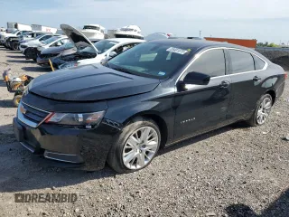2018 Chevrolet Impala LS with VIN 2G11X5S30J9164787, listed as a Copart auction lot 55491075 with 96,153 mi miles and Salvage title. Bid and sale history available at DreamBid. Image 1.