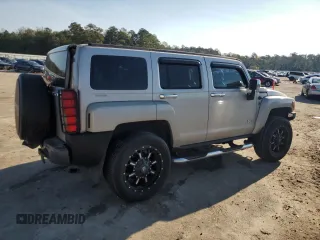 2007 Hummer H3 SUV with VIN 5GTDN13E478120727, listed as a Copart auction lot 79502354 with 151,598 mi miles and Salvage Title. Bid and sale history available at DreamBid. Image 3.