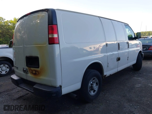 2013 Chevrolet Express Cargo with VIN 1GCWGFCA4D1193430, listed as a IAAI auction lot 42557051 with 245,205 mi miles and . Bid and sale history available at DreamBid. Image 4.