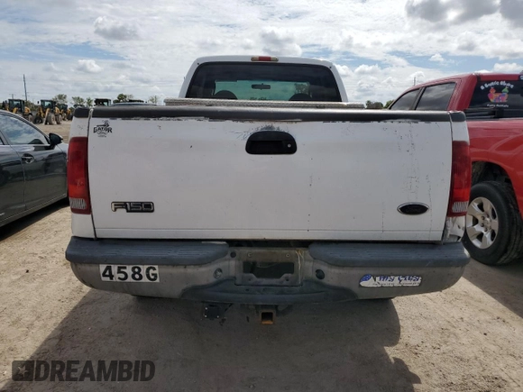 2004 Ford F-250 XL with VIN 1FTNX21L14EC66450, listed as a Copart auction lot 45310104 with 122,837 mi miles and Non repairable. Bid and sale history available at DreamBid. Image 6.