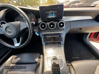 2017 Mercedes-Benz C with VIN WDDWJ4KBXHF32552, listed as a Copart auction lot 57203215 with 128,929 mi miles and Clean title. Bid and sale history available at DreamBid. Image 9.