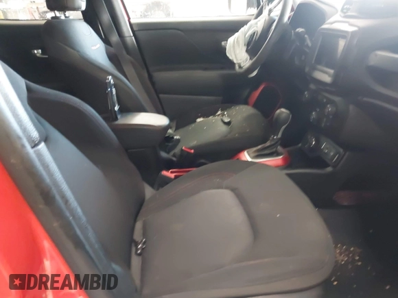 2019 Jeep Renegade Trailhawk with VIN ZACNJBC10KPK40100, listed as a IAAI auction lot 41096553 with 41,384 mi miles and . Bid and sale history available at DreamBid. Image 5.